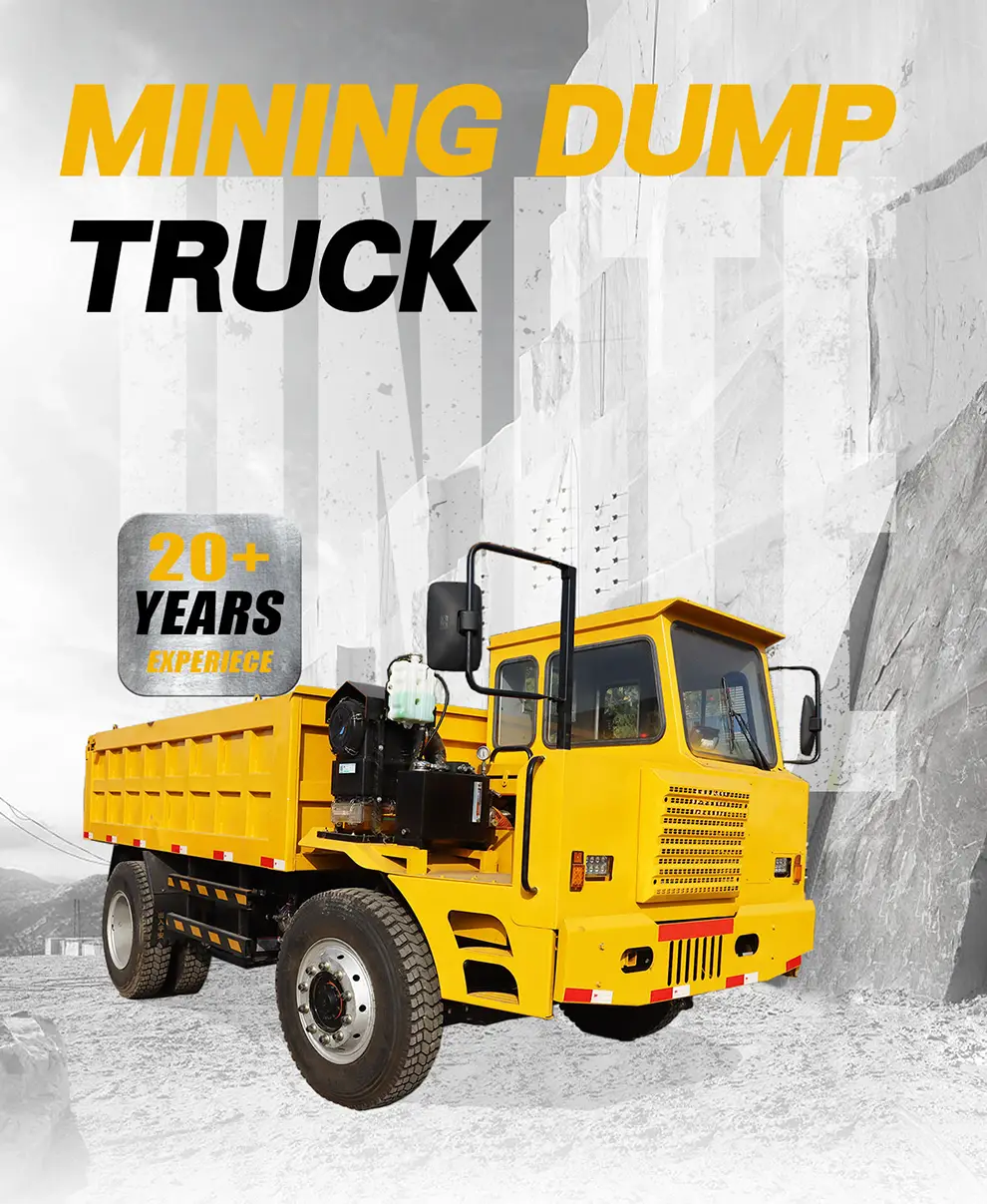 camion-benne minier géant