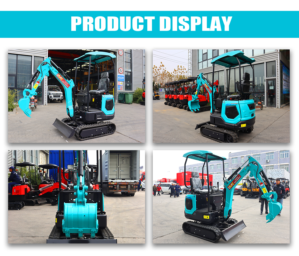 Crawler Mini Excavator 1.2 Ton Rocker Backhoe Hydraulic Excavator ...