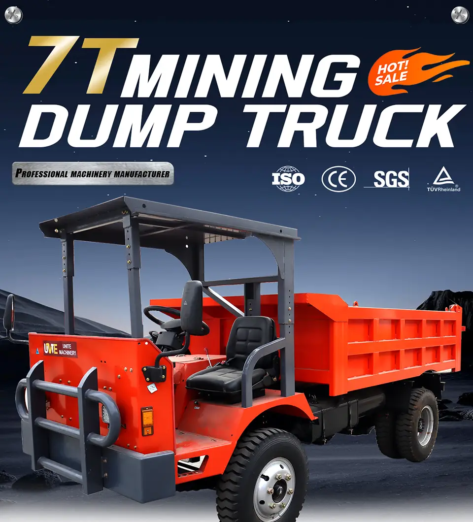7 ton mini mining dump truck