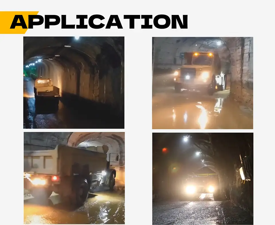 Rigid mining dump truck
